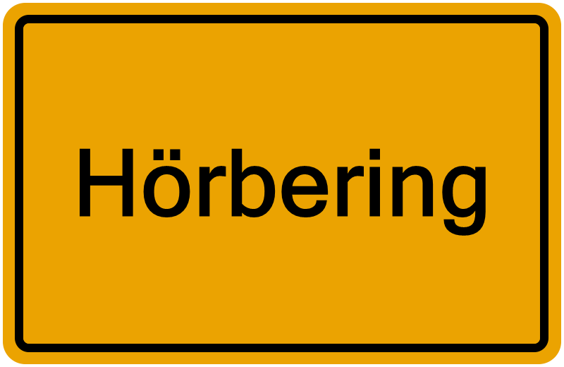 Handelsregisterauszug Hörbering