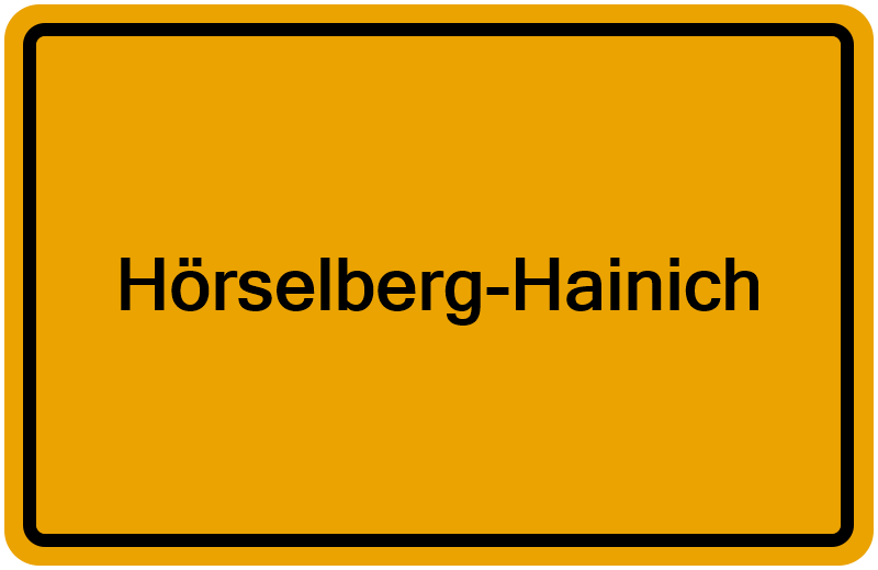 Handelsregisterauszug Hörselberg-Hainich