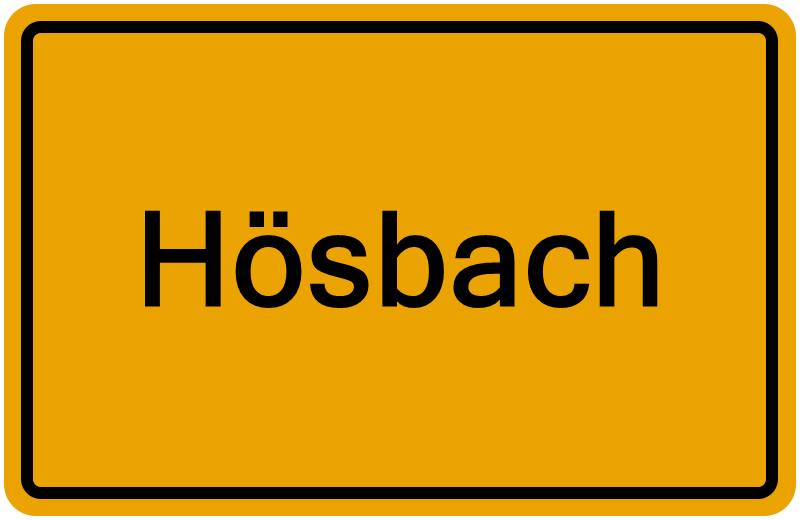 Handelsregisterauszug Hösbach