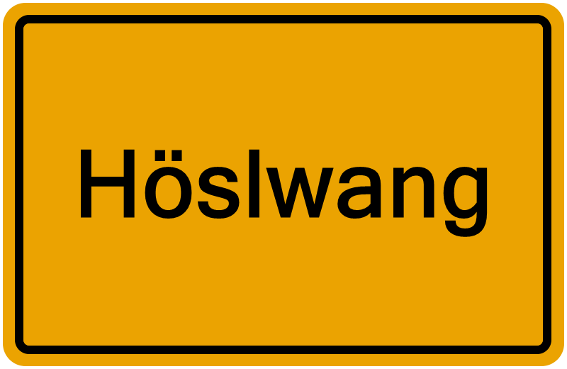 Handelsregisterauszug Höslwang