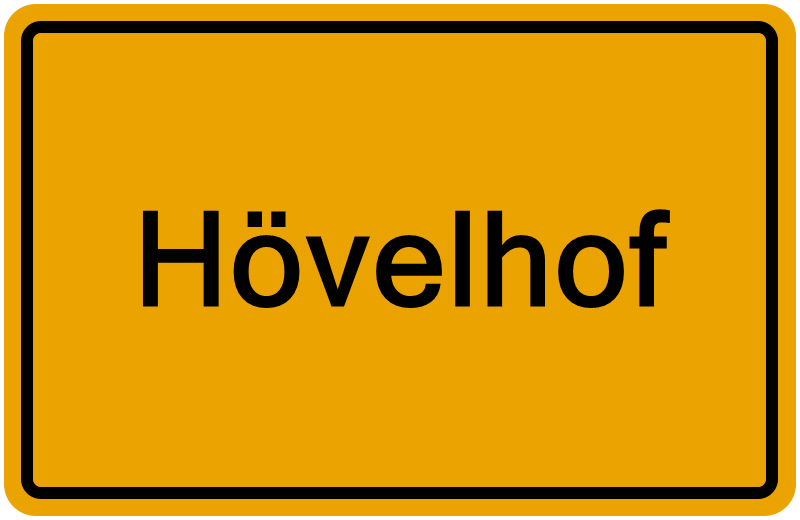 Handelsregisterauszug Hövelhof