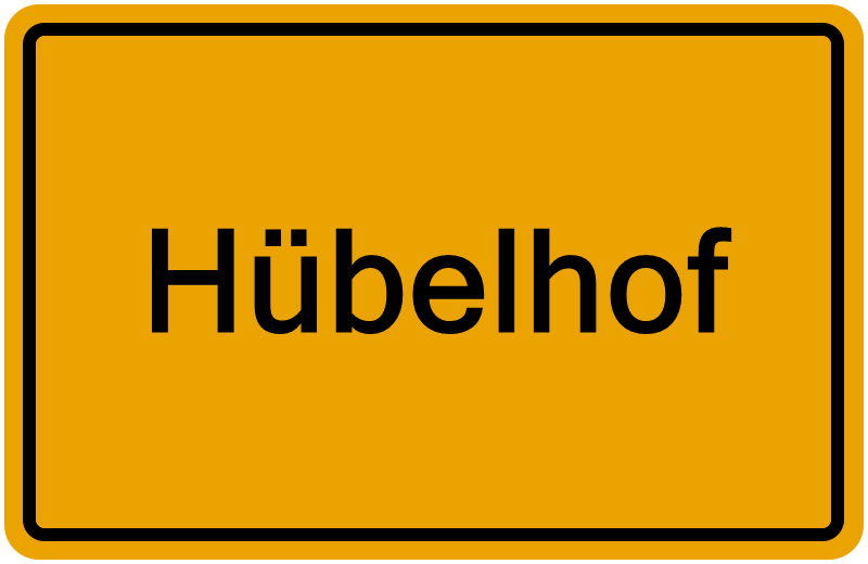 Handelsregisterauszug Hübelhof