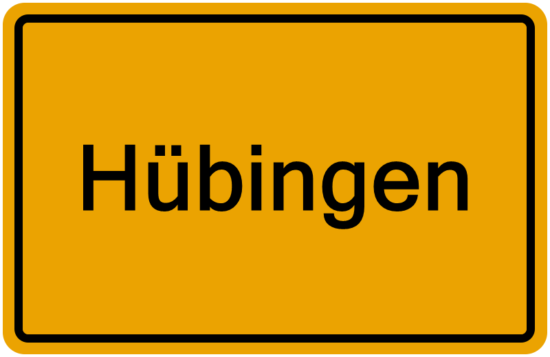 Handelsregisterauszug Hübingen