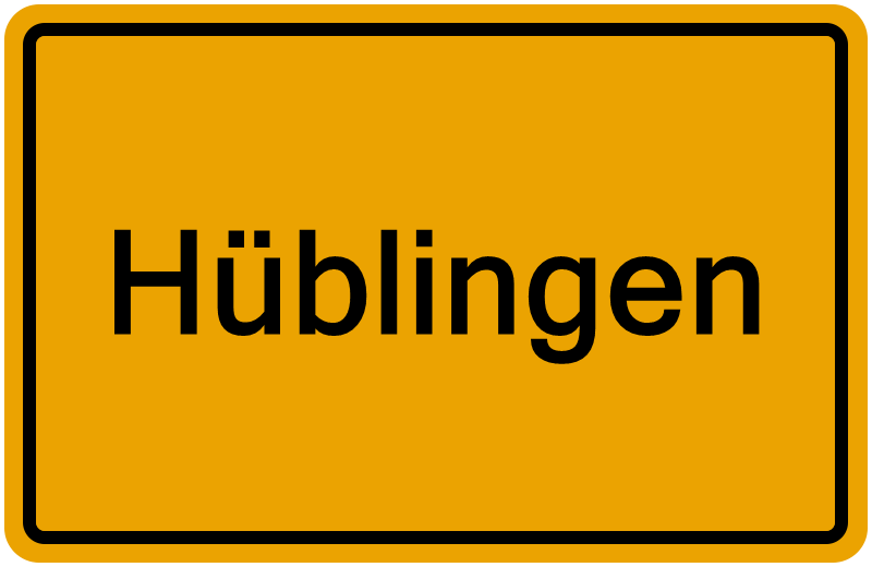 Handelsregisterauszug Hüblingen