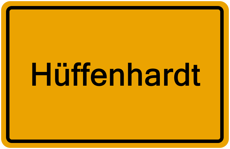 Handelsregisterauszug Hüffenhardt