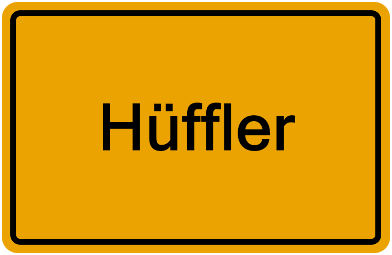 Handelsregisterauszug Hüffler