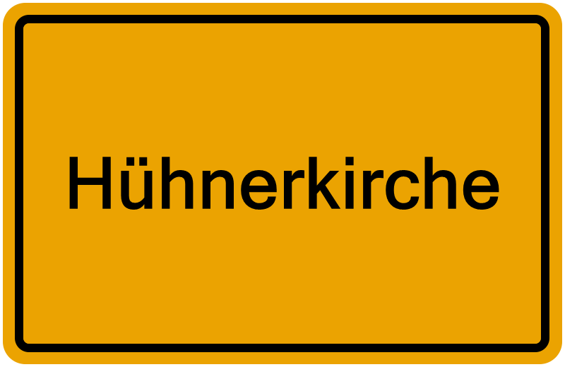 Handelsregisterauszug Hühnerkirche