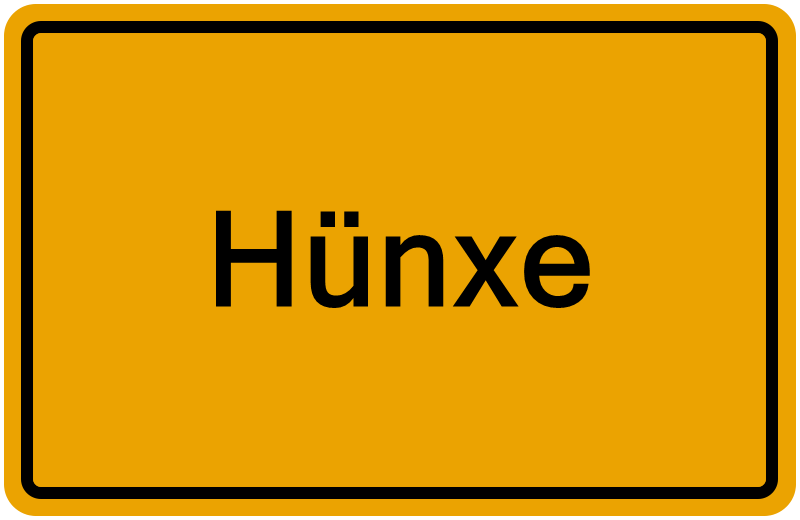 Handelsregisterauszug Hünxe