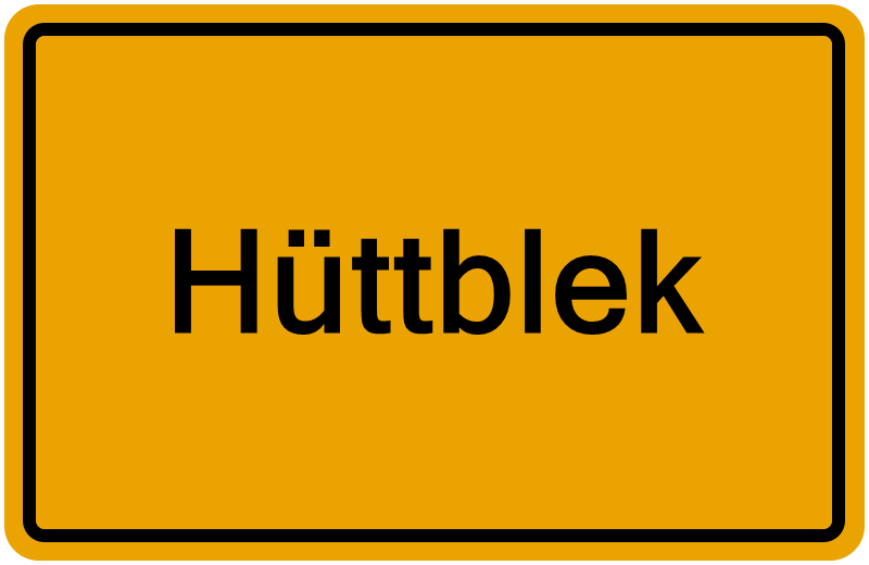 Handelsregisterauszug Hüttblek