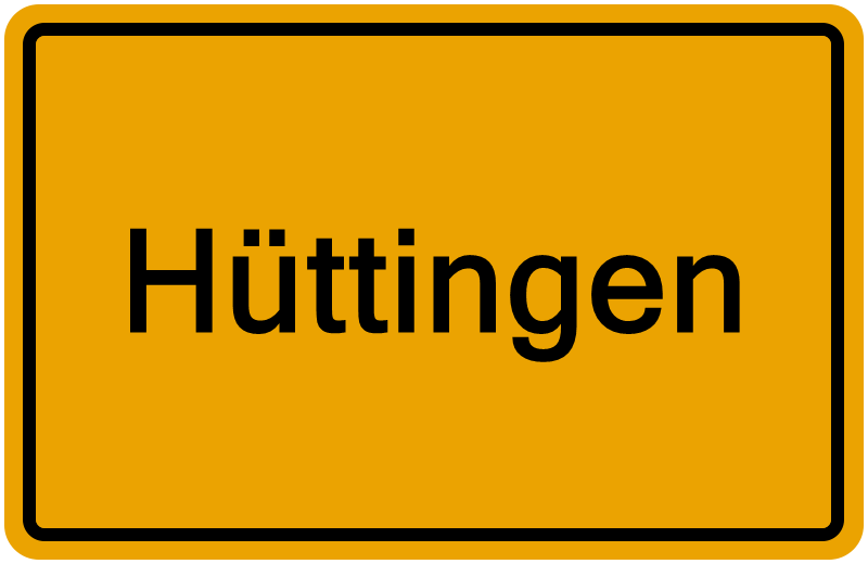 Handelsregisterauszug Hüttingen