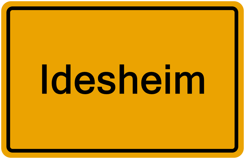 Handelsregisterauszug Idesheim