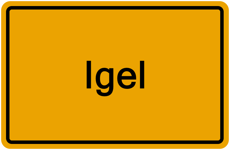 Handelsregisterauszug Igel