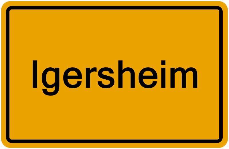 Handelsregisterauszug Igersheim