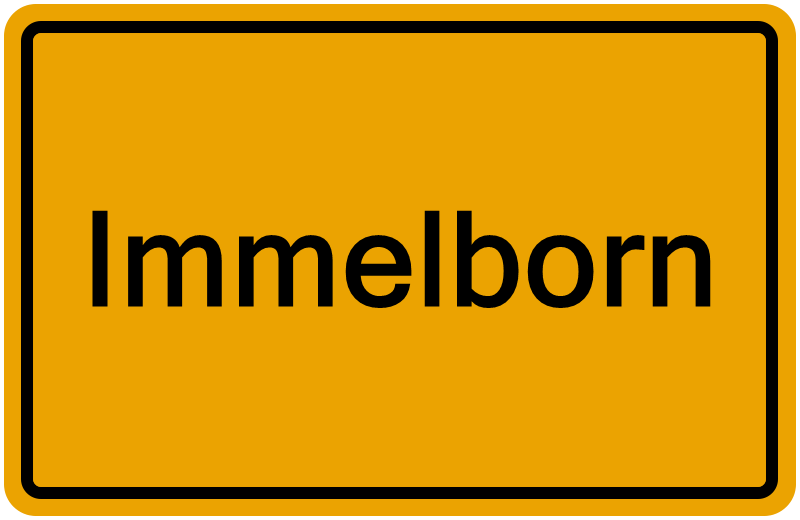 Handelsregisterauszug Immelborn