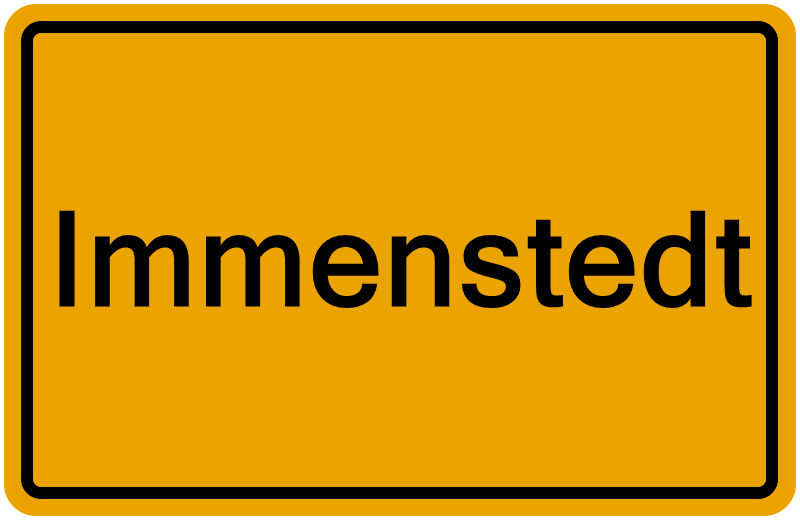 Handelsregisterauszug Immenstedt