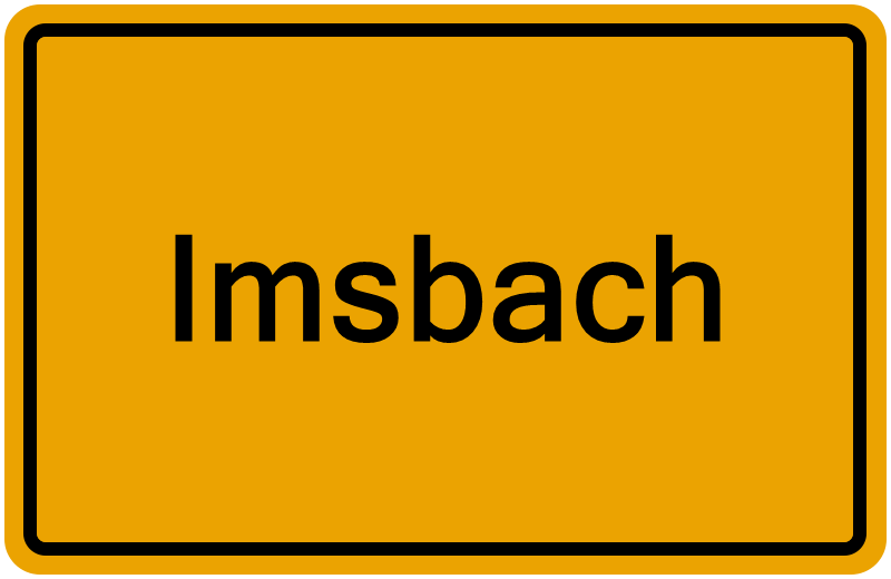 Handelsregisterauszug Imsbach