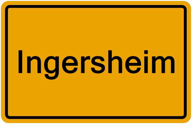 Handelsregisterauszug Ingersheim