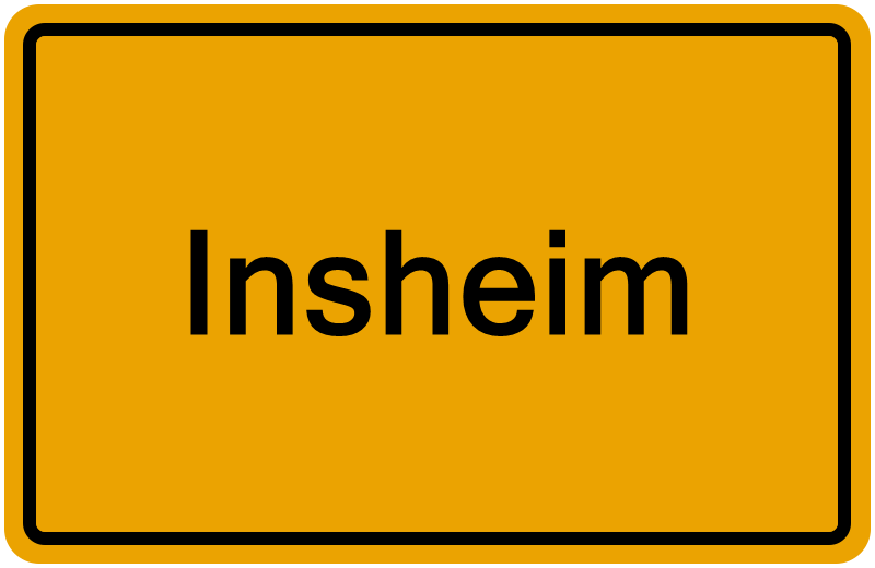 Handelsregisterauszug Insheim