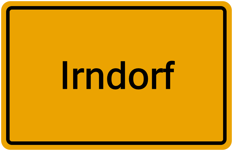 Handelsregisterauszug Irndorf