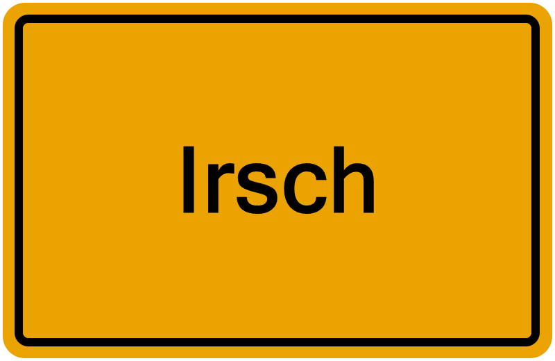 Handelsregisterauszug Irsch