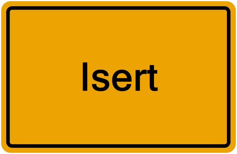Handelsregisterauszug Isert