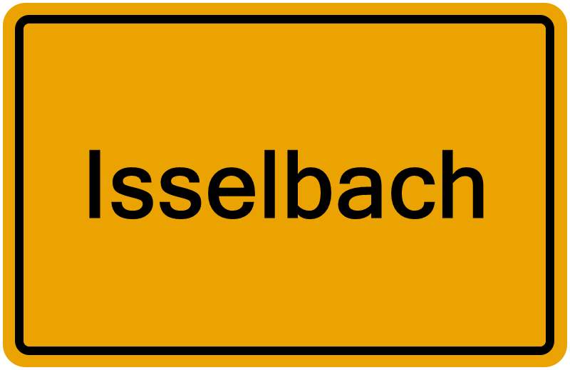 Handelsregisterauszug Isselbach