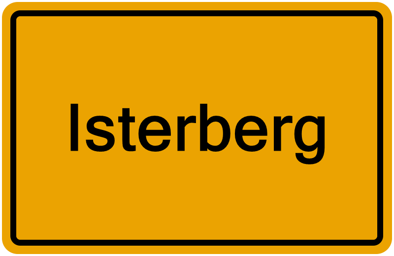 Handelsregisterauszug Isterberg