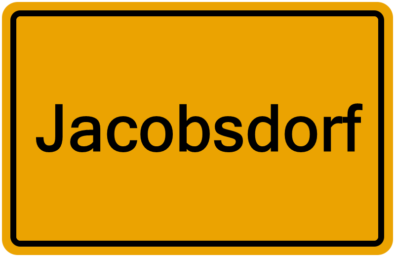 Handelsregisterauszug Jacobsdorf