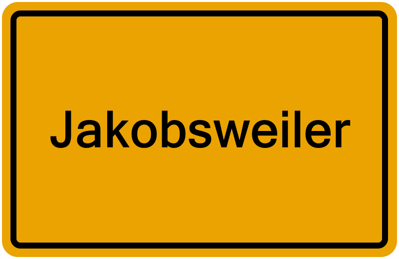 Handelsregisterauszug Jakobsweiler