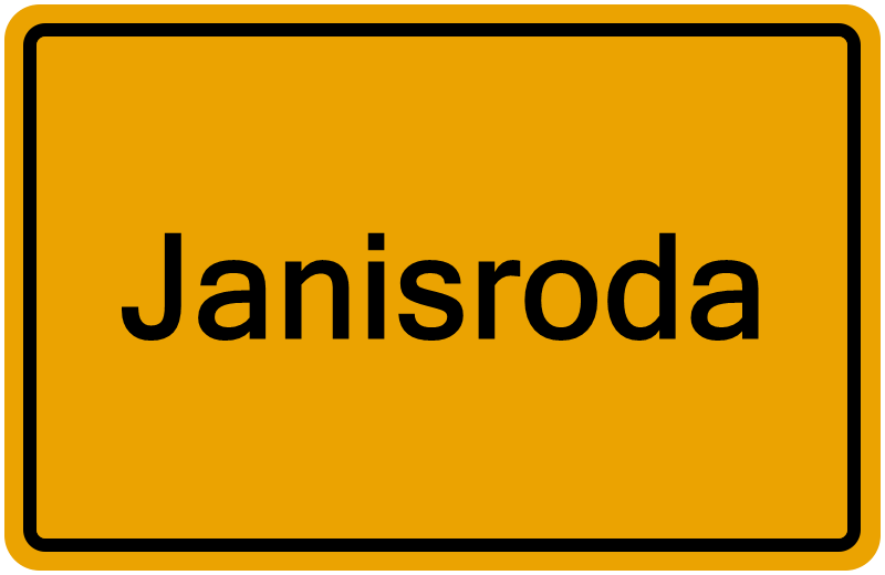 Handelsregisterauszug Janisroda