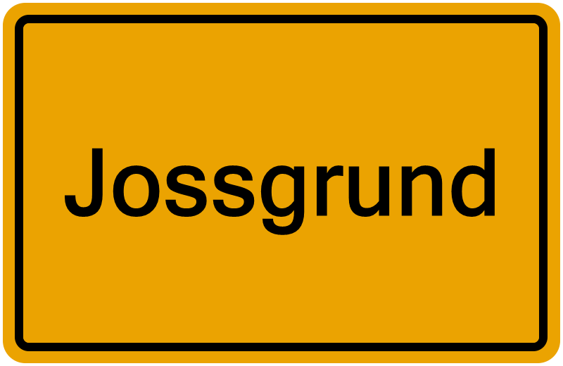 Handelsregisterauszug Jossgrund
