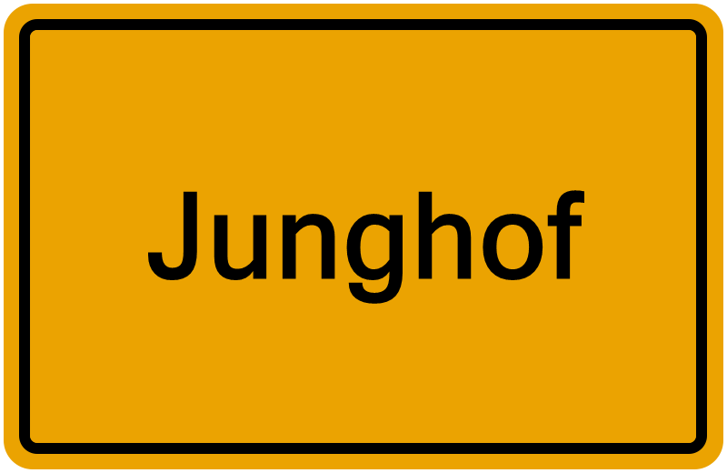 Handelsregisterauszug Junghof