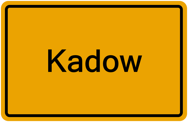 Handelsregisterauszug Kadow