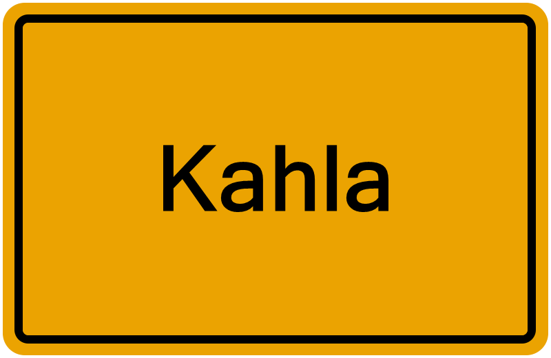 Handelsregisterauszug Kahla