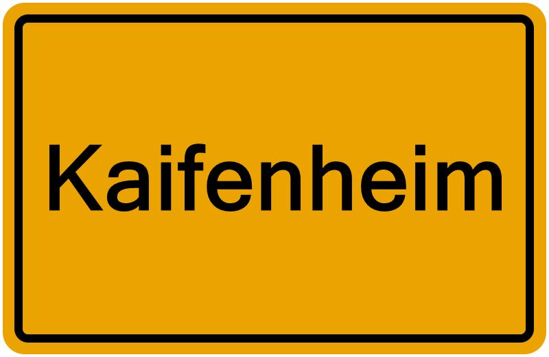Handelsregisterauszug Kaifenheim