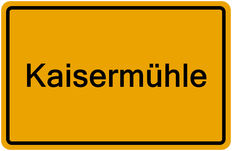Handelsregisterauszug Kaisermühle