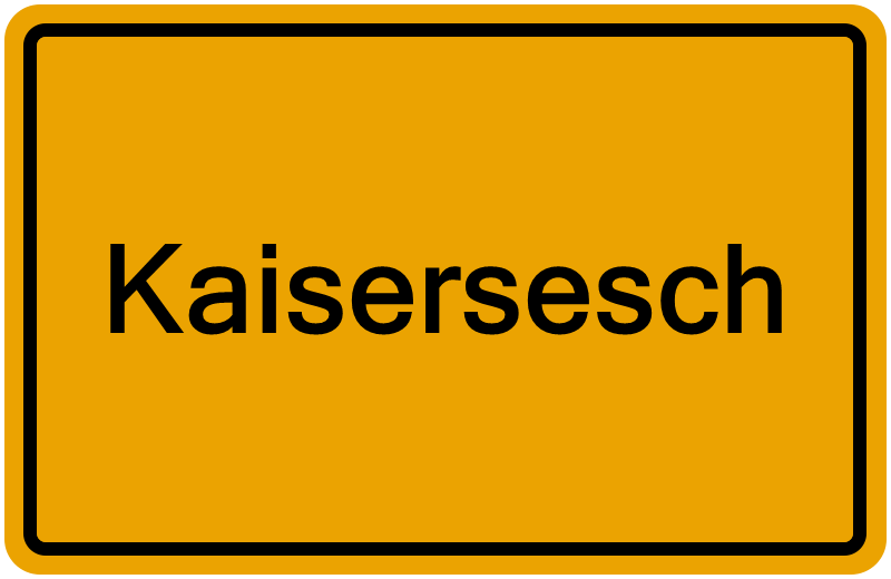 Handelsregisterauszug Kaisersesch