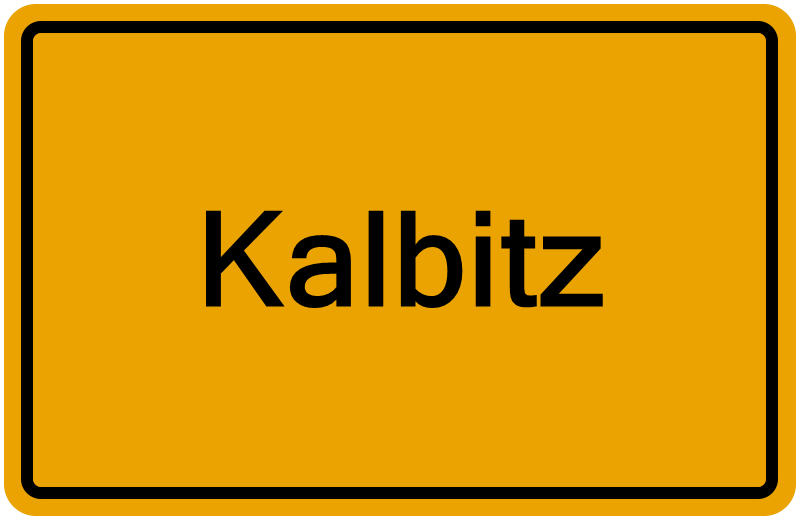 Handelsregisterauszug Kalbitz