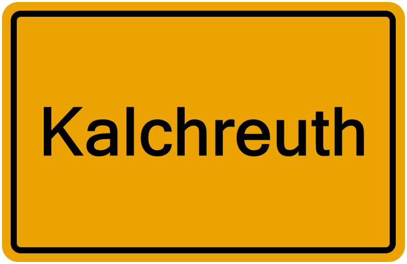 Handelsregisterauszug Kalchreuth