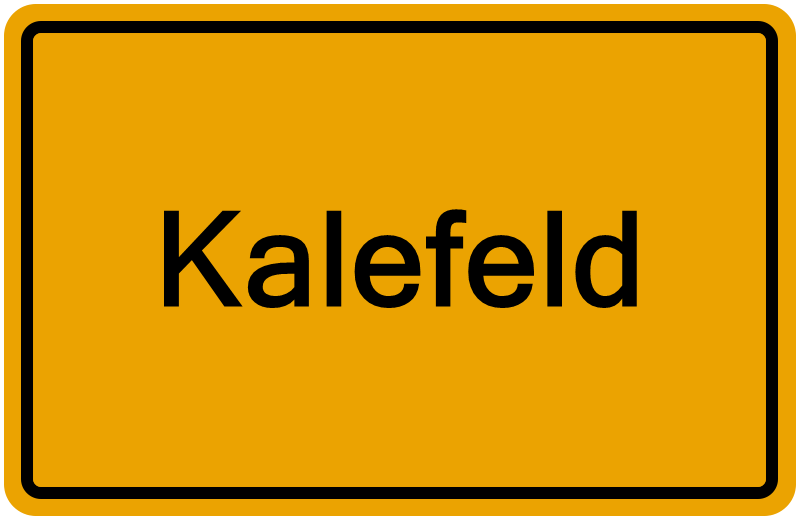 Handelsregisterauszug Kalefeld