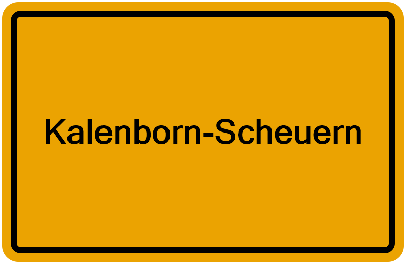 Handelsregisterauszug Kalenborn-Scheuern