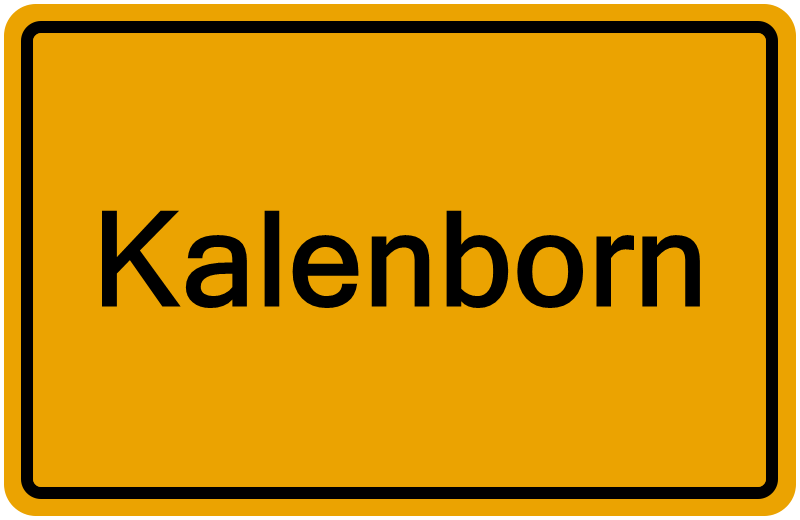 Handelsregisterauszug Kalenborn