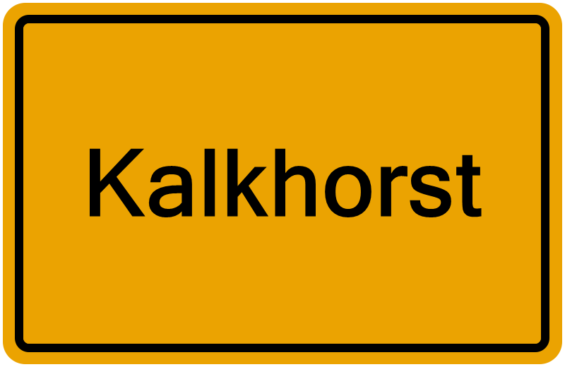 Handelsregisterauszug Kalkhorst