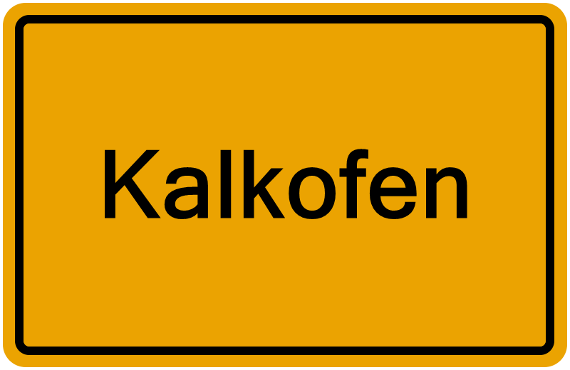 Handelsregisterauszug Kalkofen