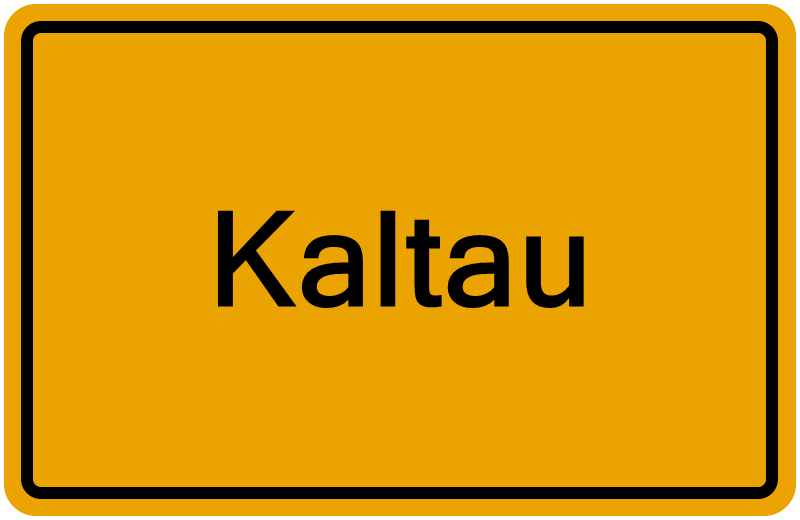 Handelsregisterauszug Kaltau