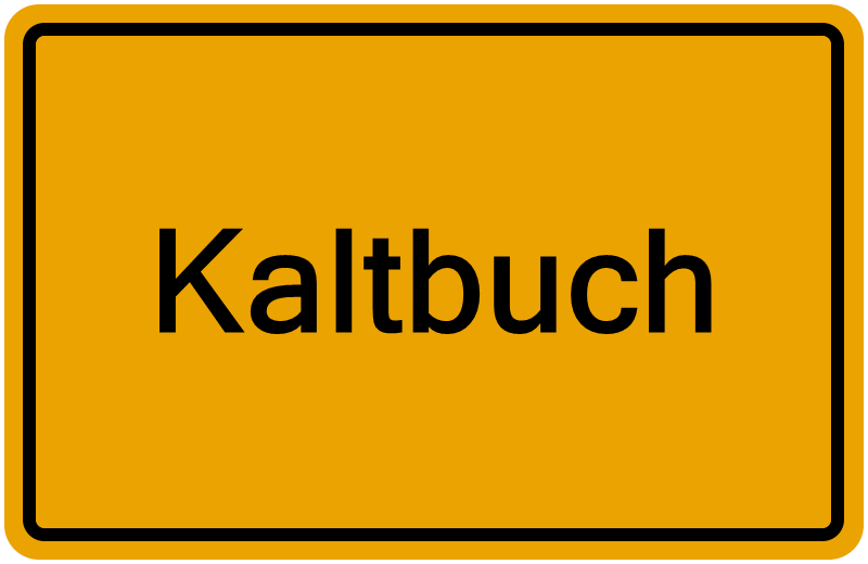 Handelsregisterauszug Kaltbuch