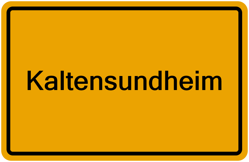 Handelsregisterauszug Kaltensundheim