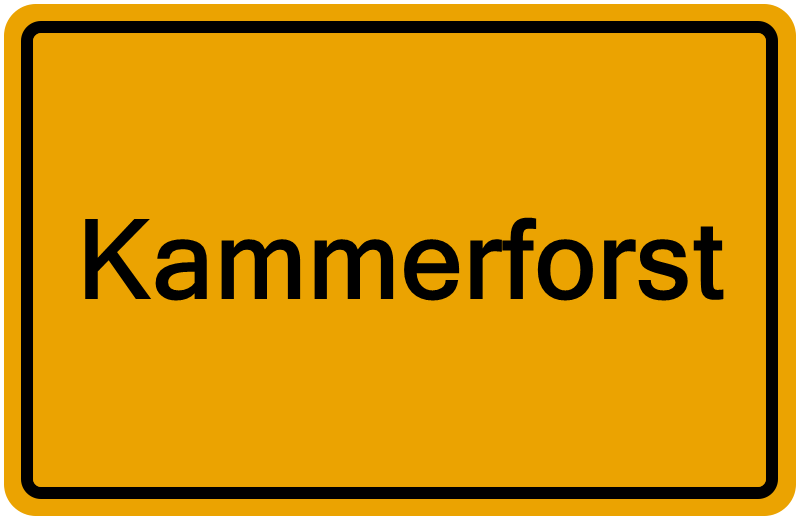 Handelsregisterauszug Kammerforst