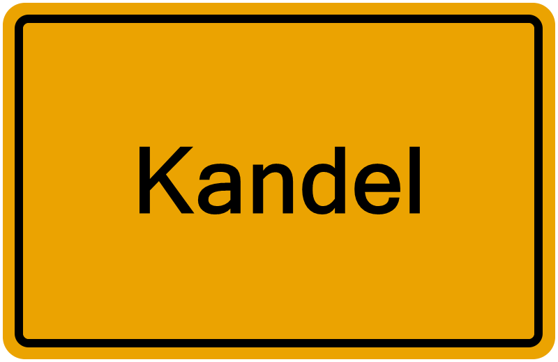 Handelsregisterauszug Kandel