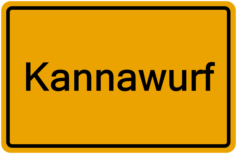 Handelsregisterauszug Kannawurf